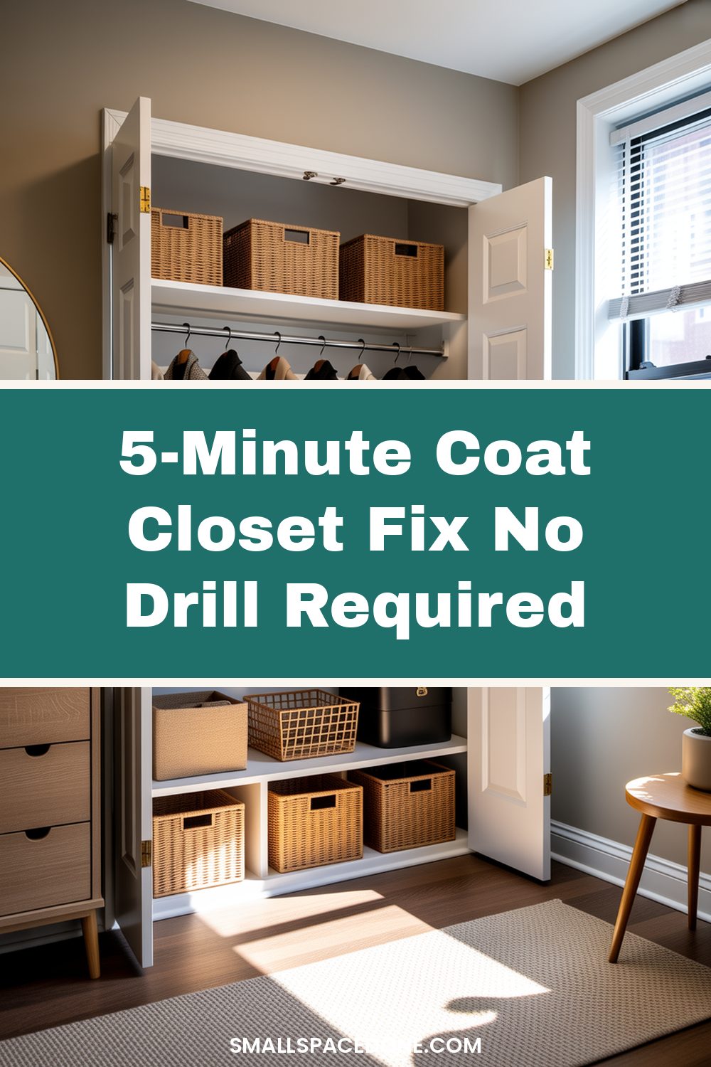 Apartment Coat Closet Organization Ideas That Actually Work for Renters