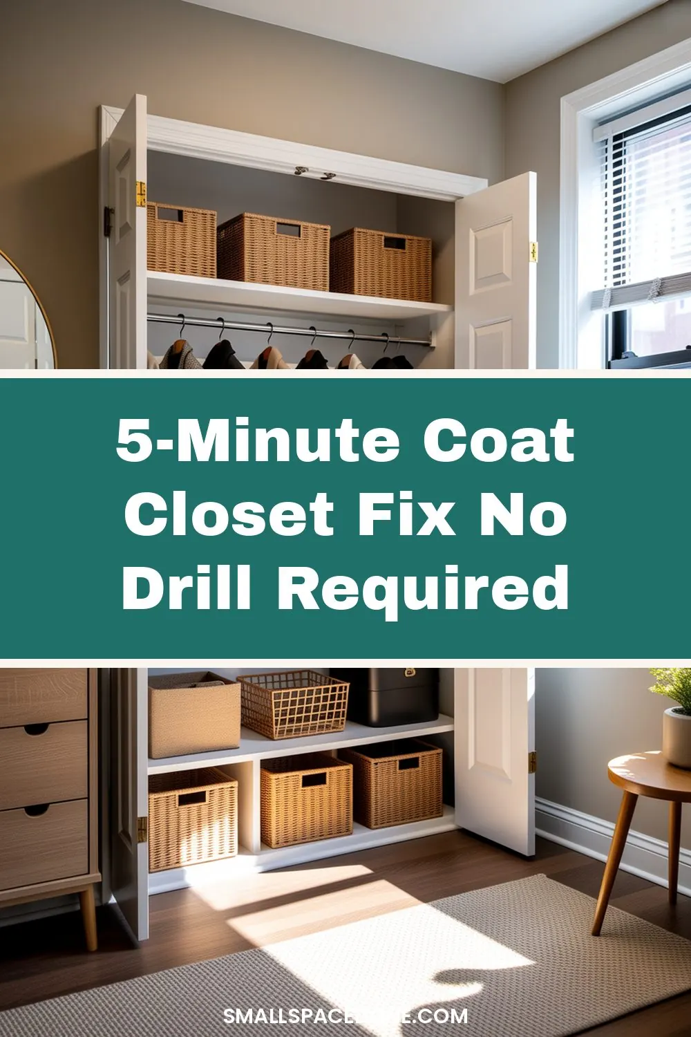 Apartment Coat Closet Organization Ideas That Actually Work for Renters